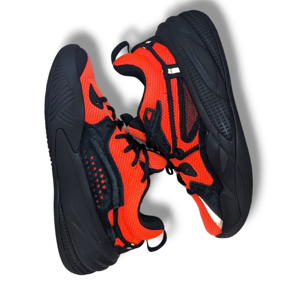 Puma x J. Cole | RS Dreamer Energy Red & Black Basketball Shoes Boy's Size 4C - Picture 5 of 7